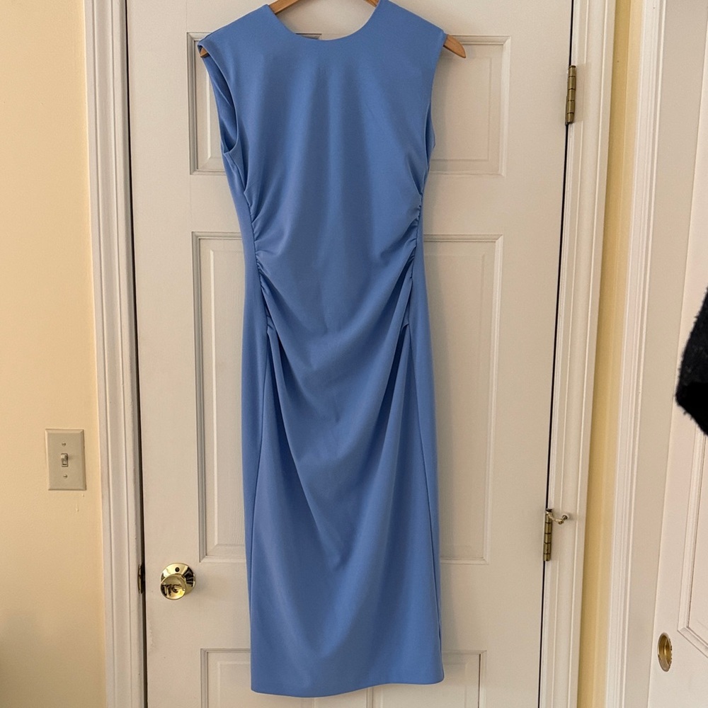 Alex Marie Sky Blue Midi Dress